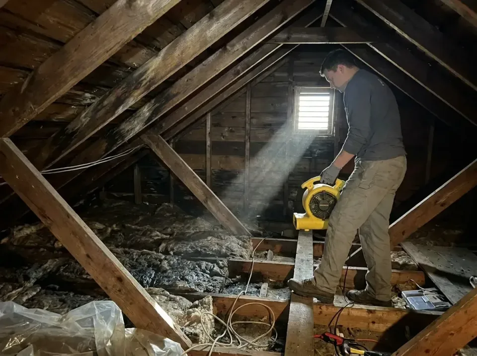 attic-water-damage-drying-proc-007 — frequently asked questions, Emergency Water Extraction & 24/7 Flood Response in Sergean…